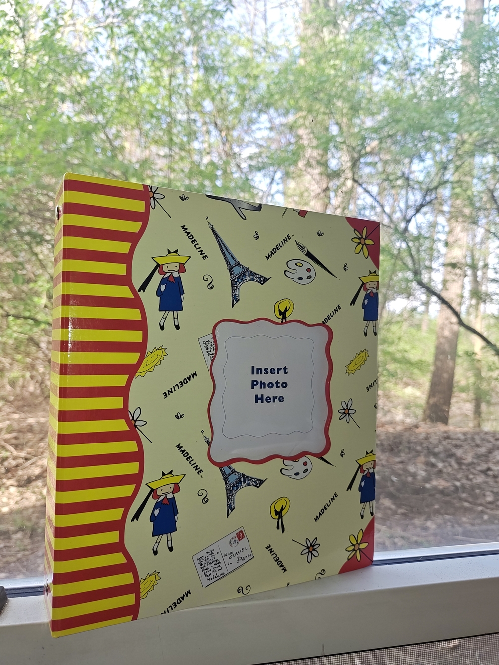 Madeline Photo Album - Yellow & Red Storybook Design